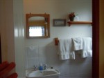 Bathroom at lodgings in Hermanus